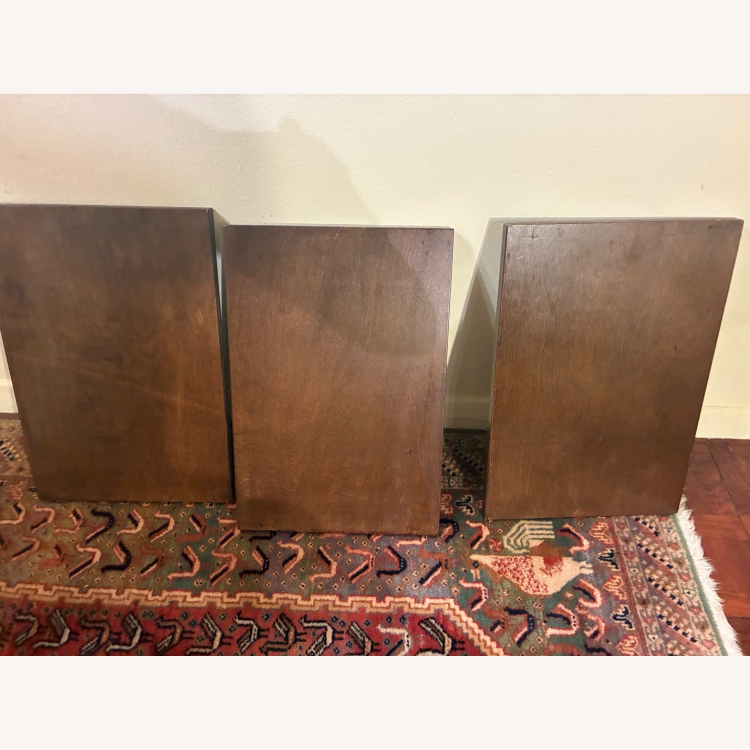 Gothic Cabinet Craft Dark Brown Wood Bookcase - image-5