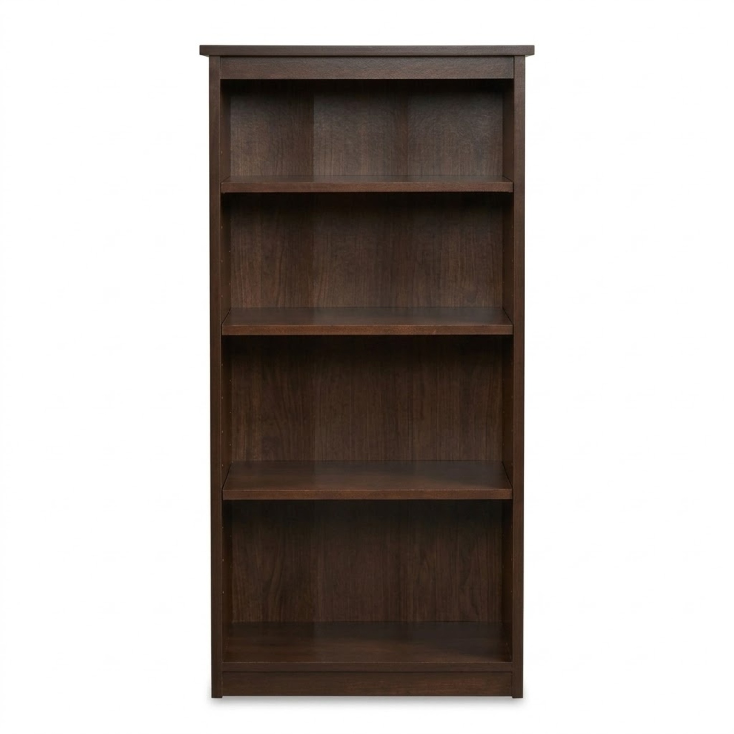 Gothic Cabinet Craft Dark Brown Wood Bookcase - image-8