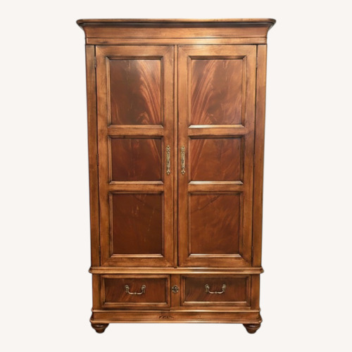 Used Drexel Dark Brown Wood Armoire for sale on AptDeco