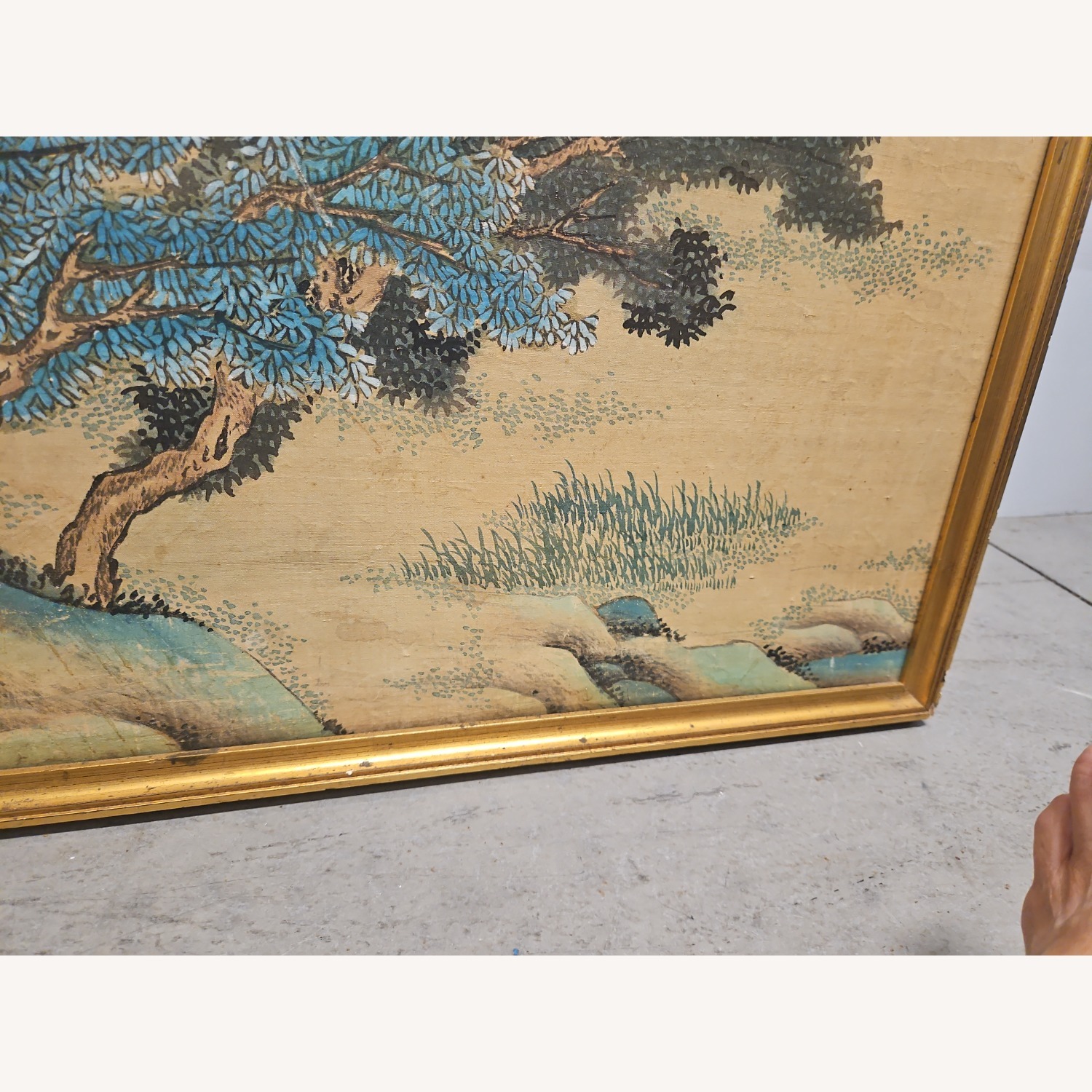 Vintage/Antique Silk Wall Art - image-15