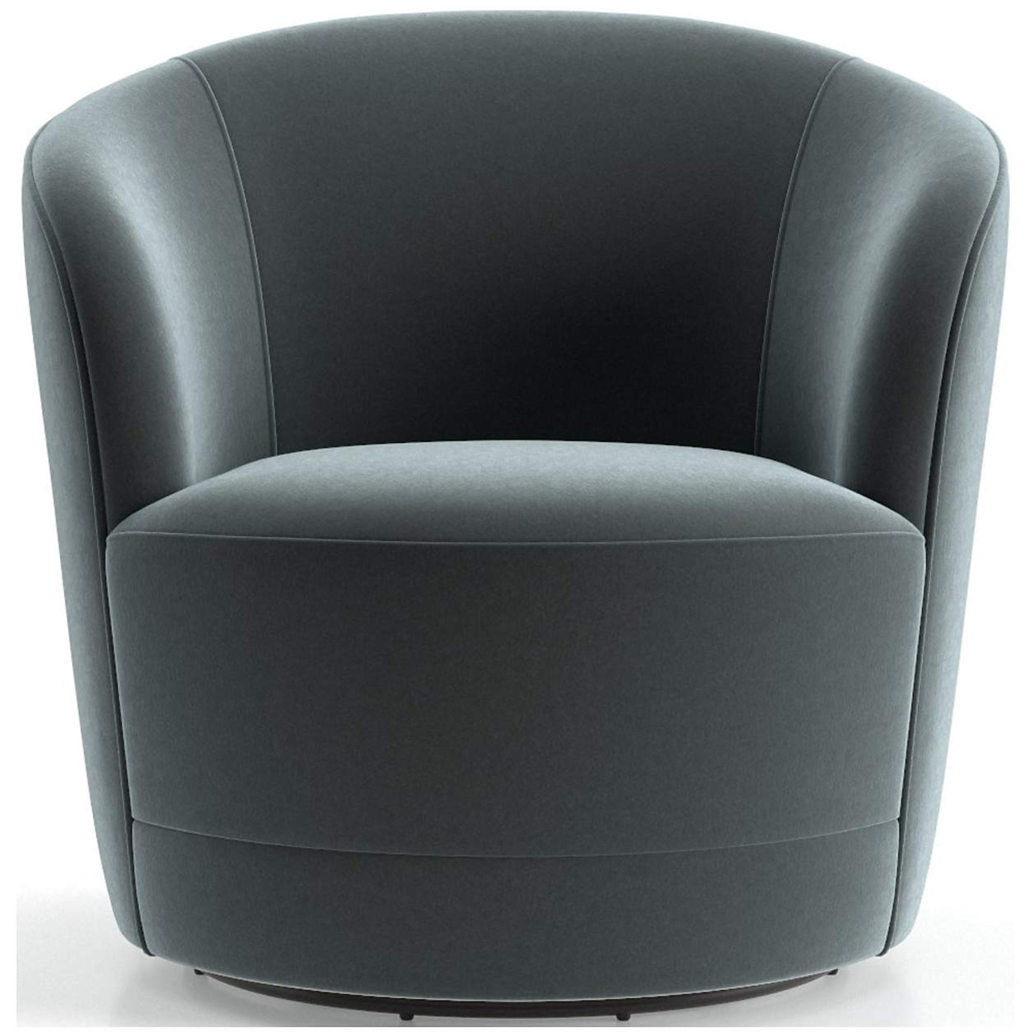 Crate & Barrel Infiniti Swivel Chair - image-7