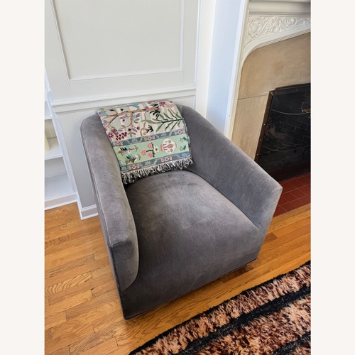 Used Restoration Hardware 1950s Italian Shelter Accent Chair for sale on AptDeco