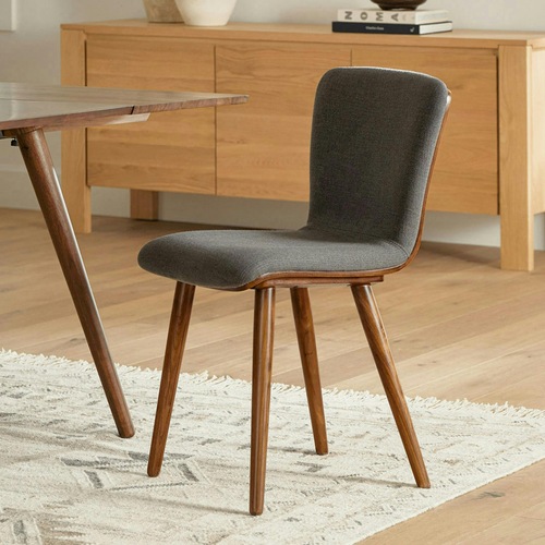 Used Article Light Gray Fabric Dining Chair for sale on AptDeco