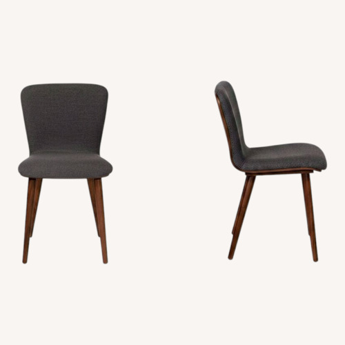 Used Article Light Gray Fabric Dining Chair for sale on AptDeco