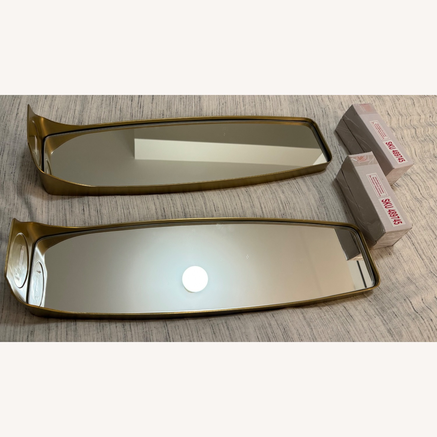 CB2 Gold Metal Wall Mirrors - image-4
