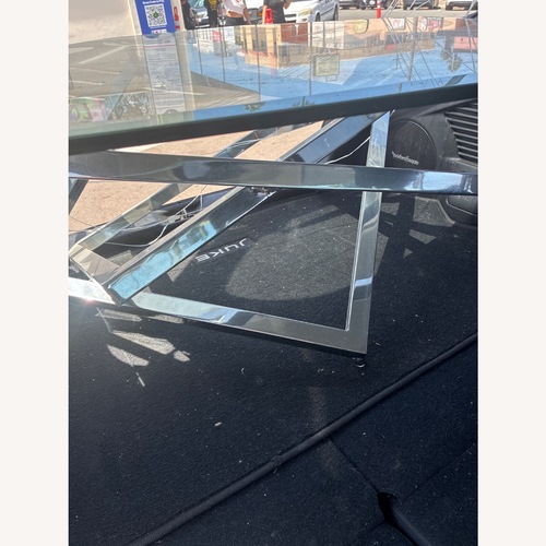 Used Silver Metal Coffee Table for sale on AptDeco