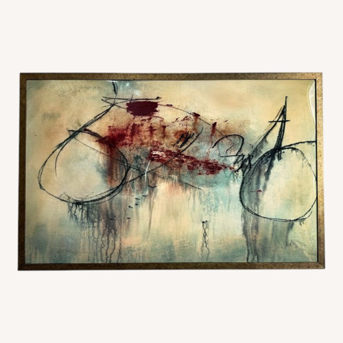 Used Framed Large Scale Abstract Artwork for sale on AptDeco