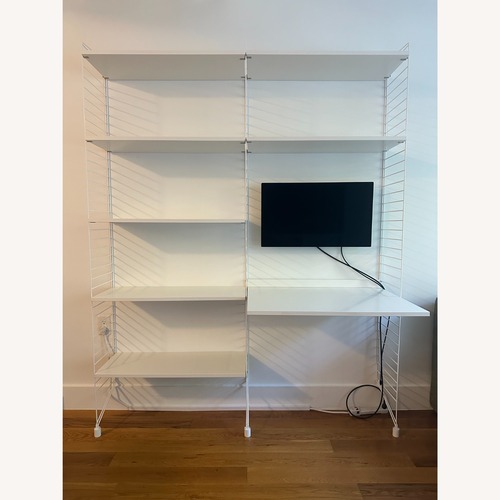 Used String Library White Wood Bookcase for sale on AptDeco