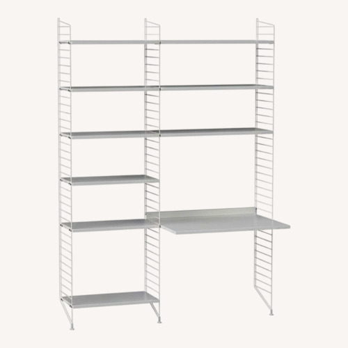 Used String Library White Wood Bookcase for sale on AptDeco