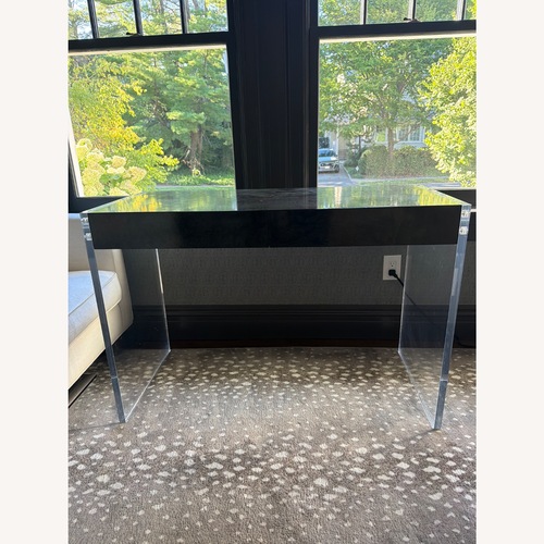 Used Jonathan Adler Bond Desk Black Wood for sale on AptDeco