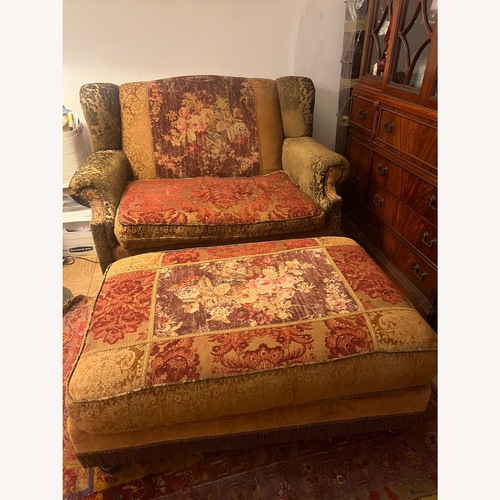 Used Domain Fabric Loveseat for sale on AptDeco
