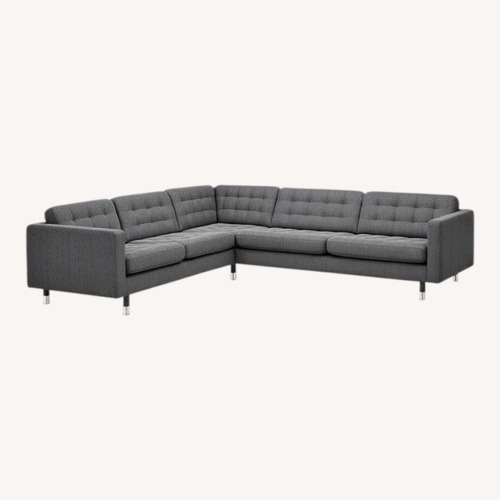 Used IKEA LANDSKRONA Dark Gray Sectional Sofa for sale on AptDeco