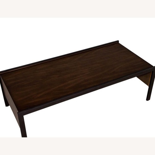 Used Sleek Modern Walnut Cocktail Table  for sale on AptDeco