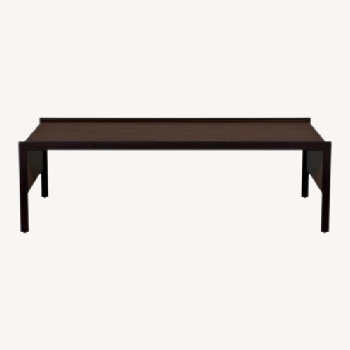 Used Sleek Modern Walnut Cocktail Table  for sale on AptDeco