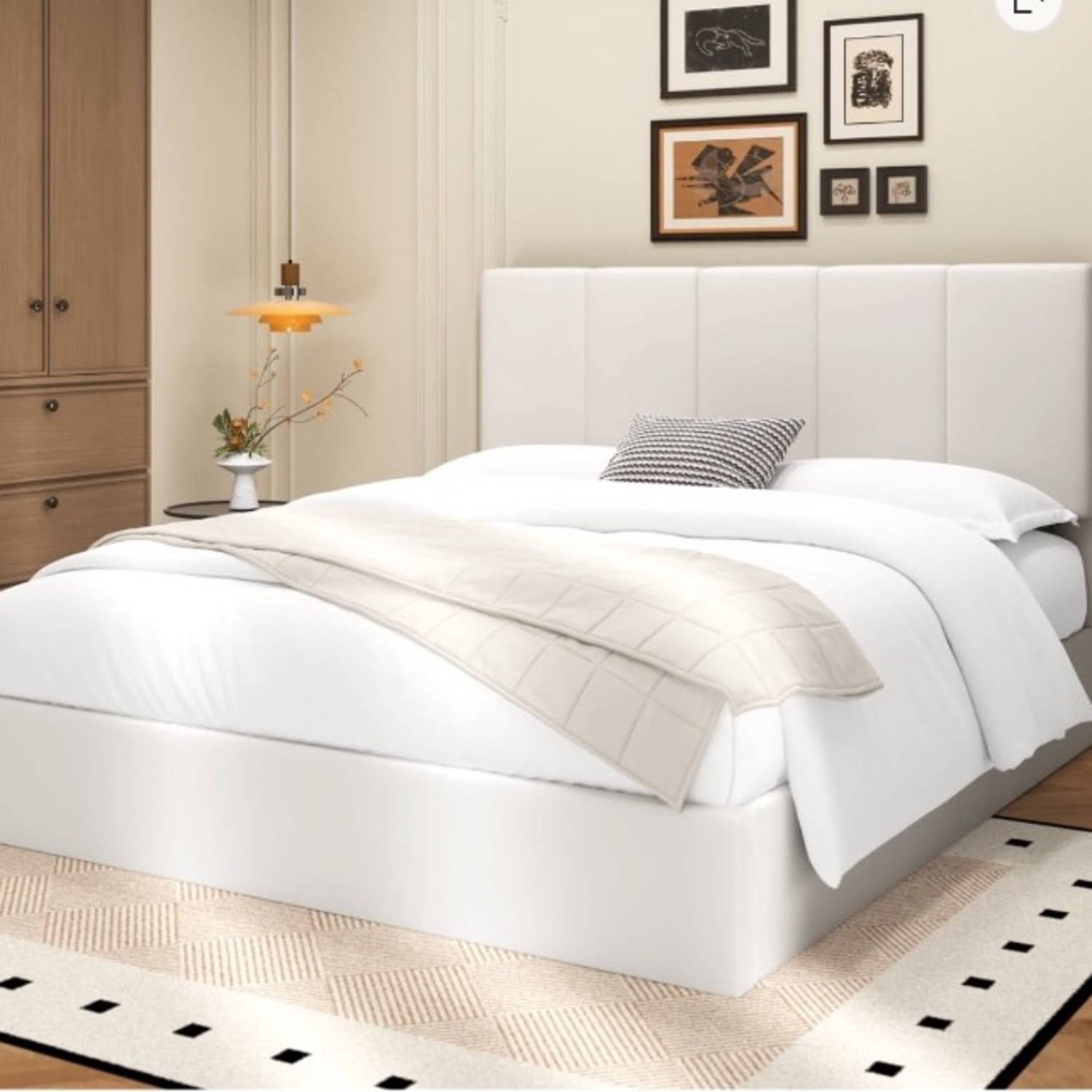 Walmart Queen Size Lift up Storage Bed Frame  - image-1
