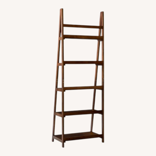 Used Kamal Dark Brown Wood Bookcase for sale on AptDeco