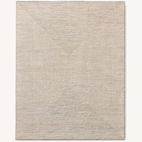 Used Restoration Hardware Ellipse Wool Rug – 10' × 14' Cream for sale on AptDeco
