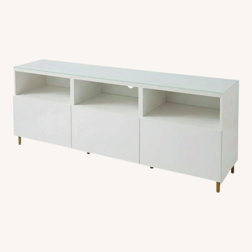 Used IKEA BESTÅ White Wood Media Storage for sale on AptDeco