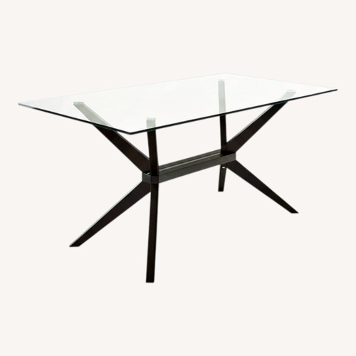 Used Dining Table With 6 Matching Chairs  for sale on AptDeco