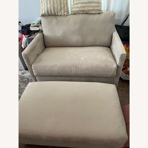 Used Light Green Fabric Sleeper Sofa for sale on AptDeco