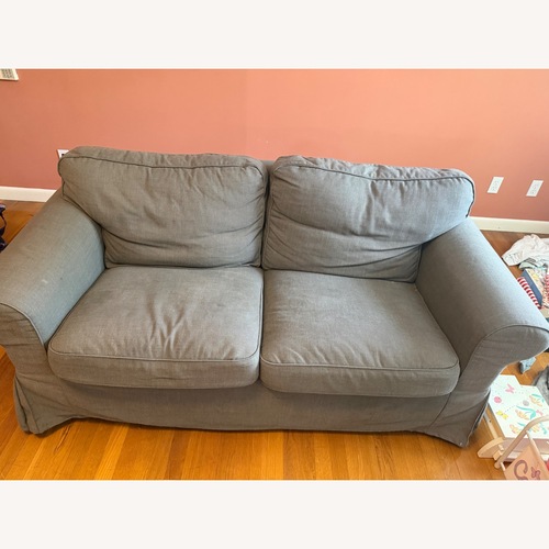Used IKEA EKTORP 2 Cushion Loveseat for sale on AptDeco