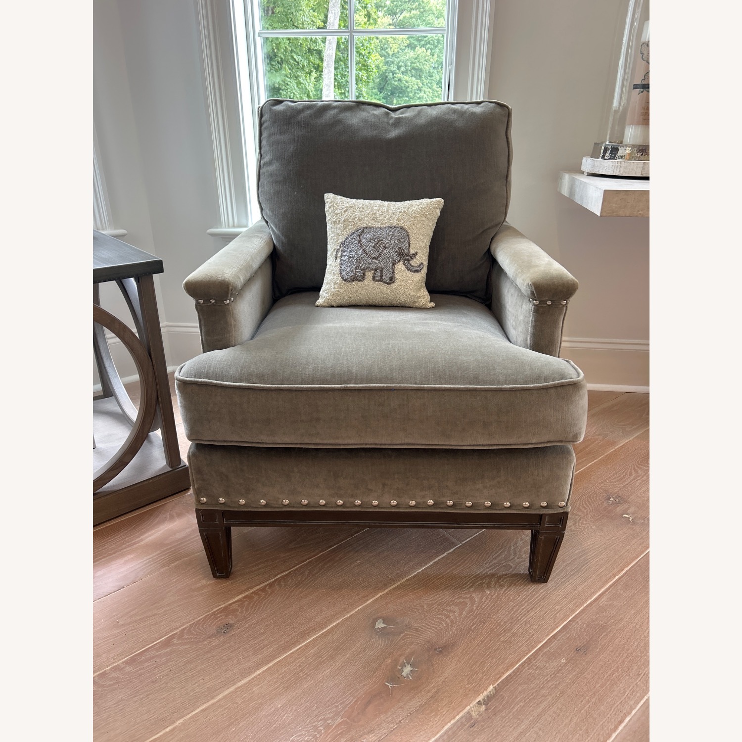 American Furniture Classics Green Armchairs - image-2