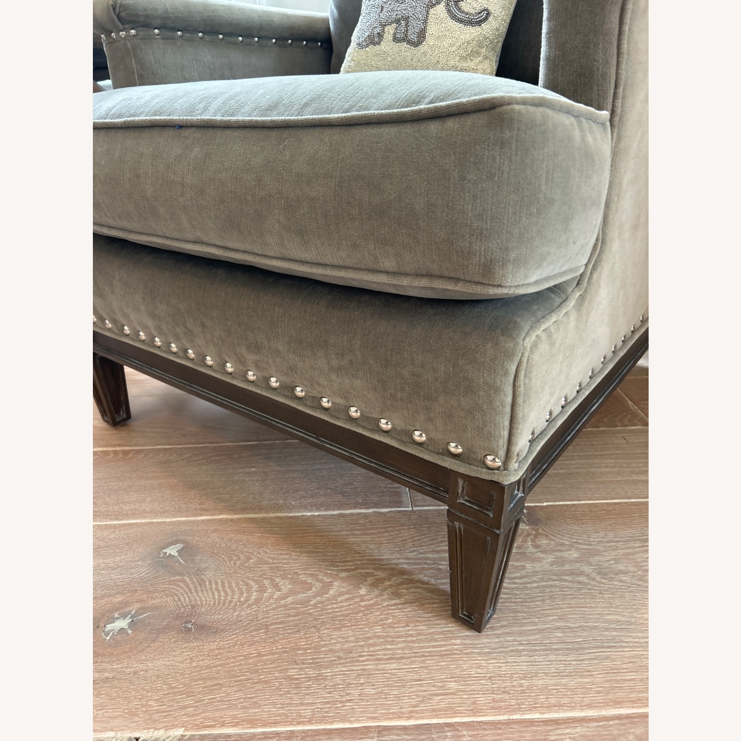 American Furniture Classics Green Armchairs - image-5