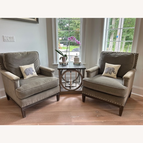 Used American Furniture Classics Green Armchairs for sale on AptDeco