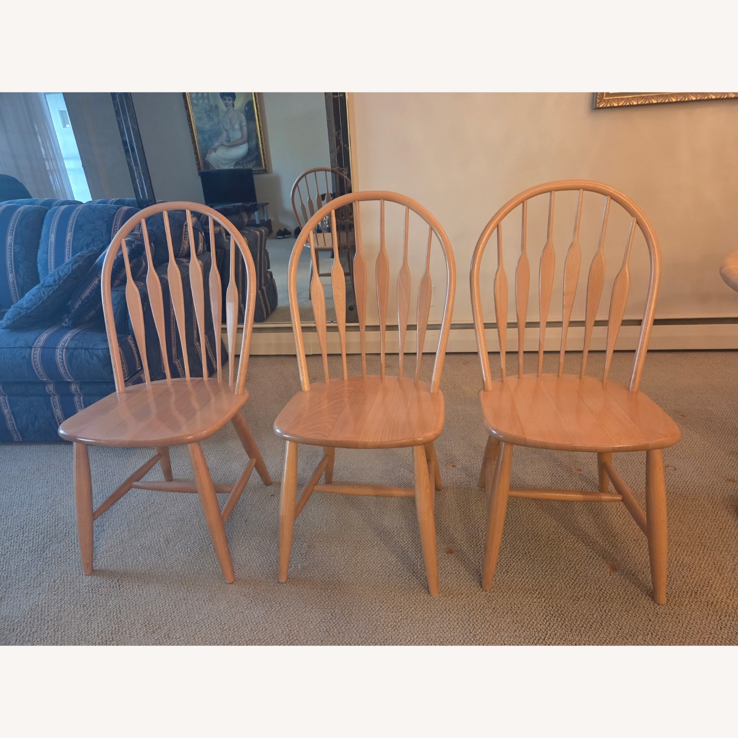Vintage/Antique Finds Light Brown Wood Dining Set - image-7