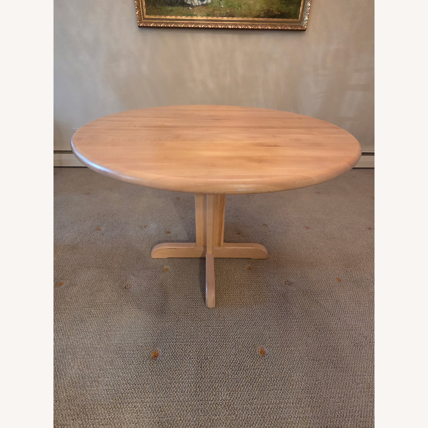 Vintage/Antique Finds Light Brown Wood Dining Set - image-9