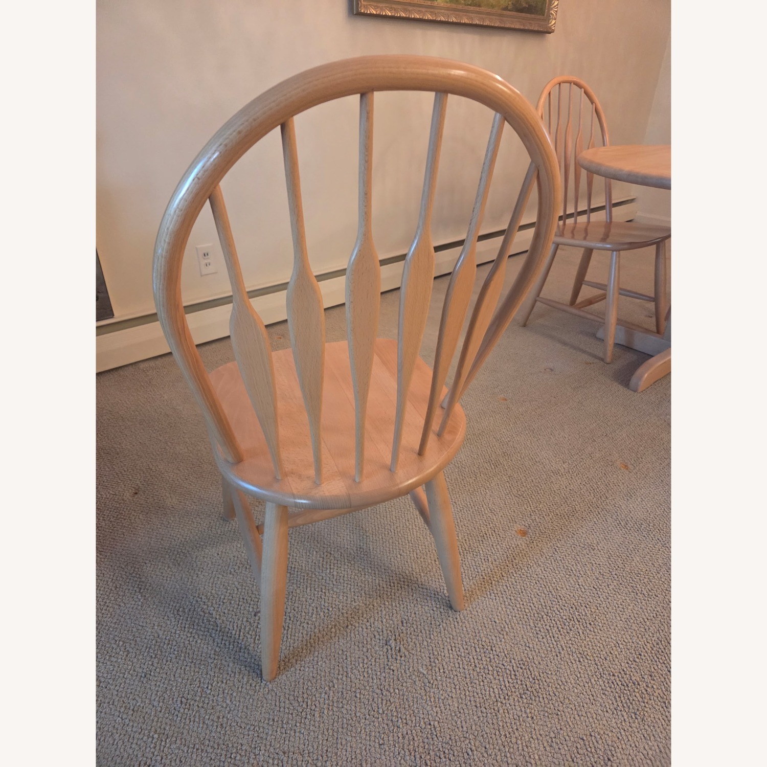 Vintage/Antique Finds Light Brown Wood Dining Set - image-4