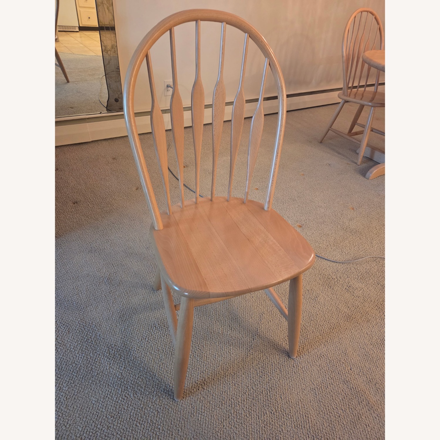 Vintage/Antique Finds Light Brown Wood Dining Set - image-3