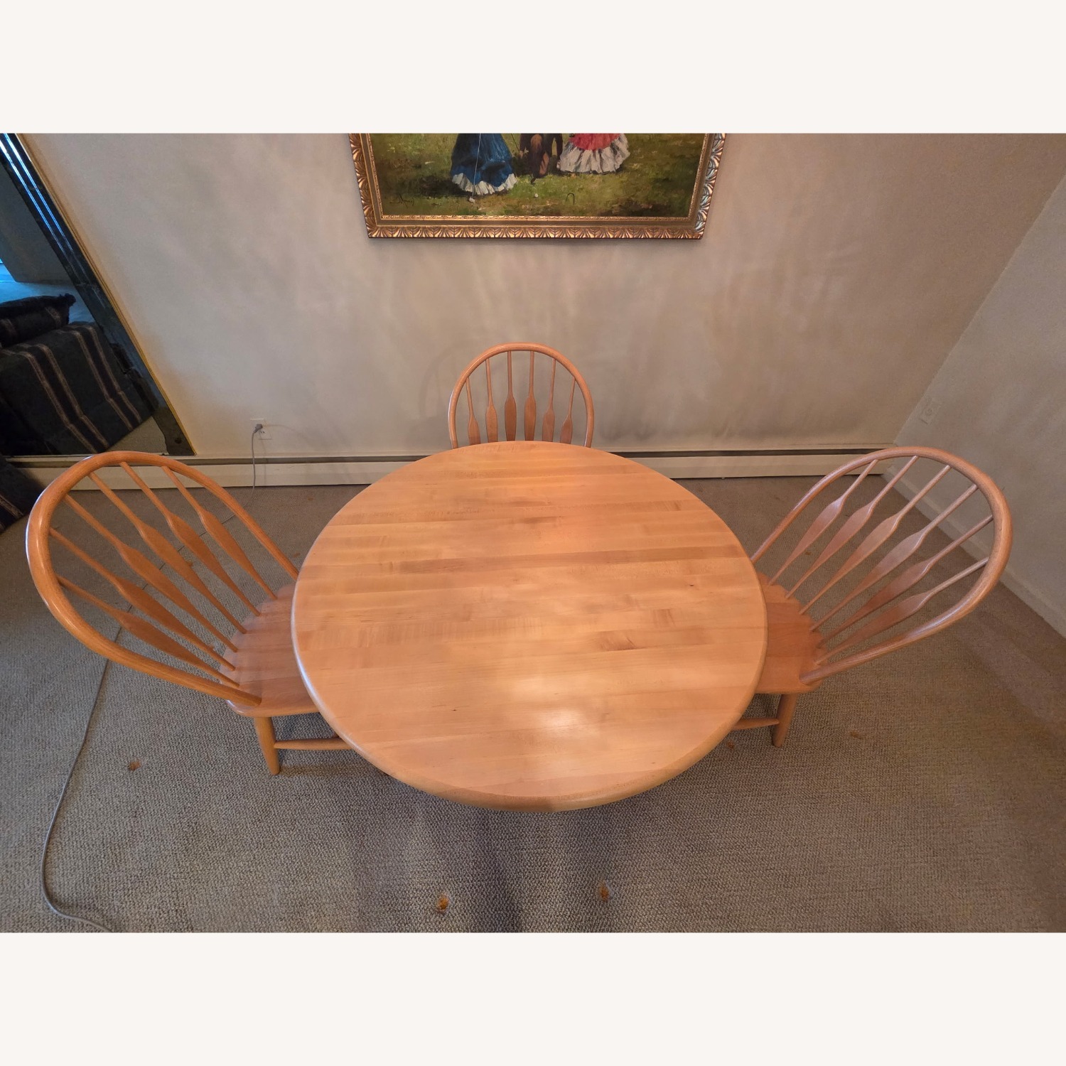 Vintage/Antique Finds Light Brown Wood Dining Set - image-2