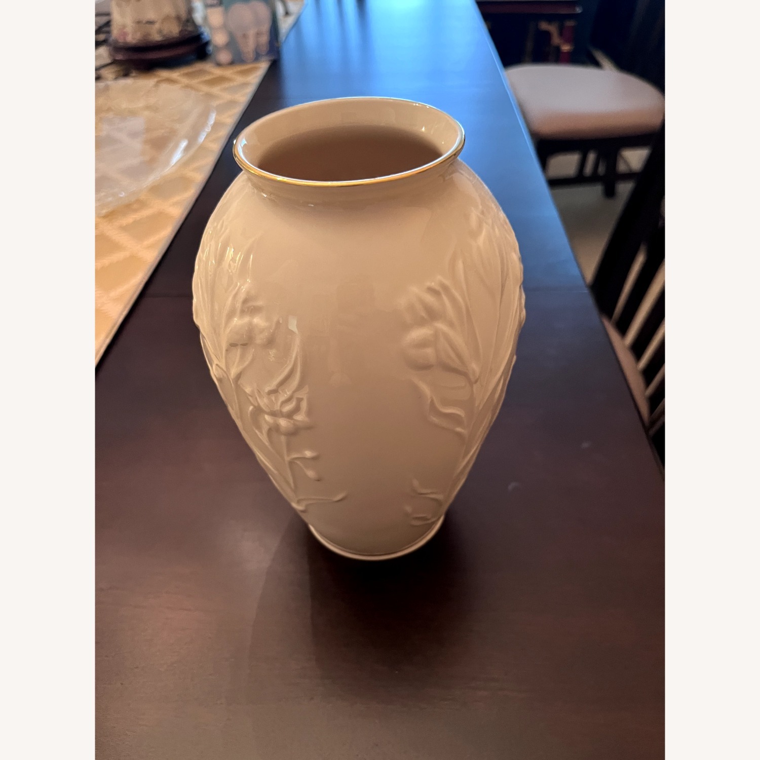 Vintage Lenox Vase and Tray  - image-2