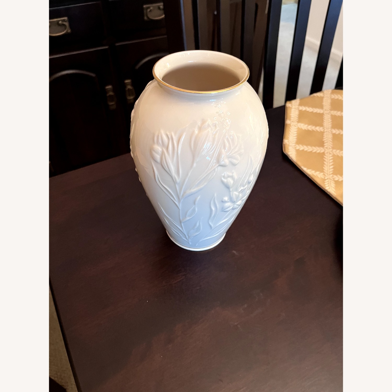 Vintage Lenox Vase and Tray  - image-3