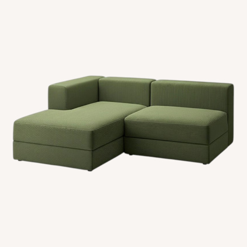 Used IKEA JÄTTEBO Green Fabric 2 Piece Sectional for sale on AptDeco