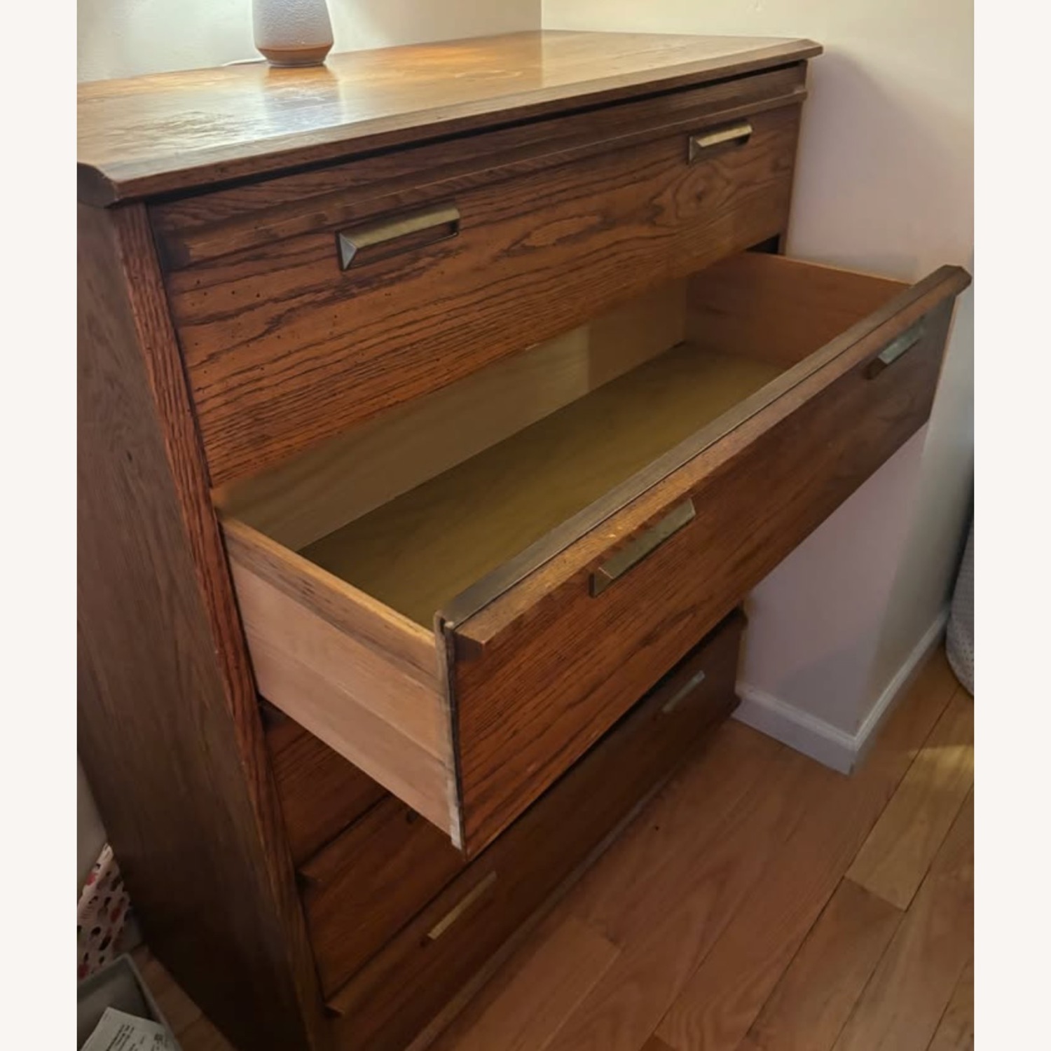 Vintage/Antique Finds Dark Brown Wood Dresser - image-3