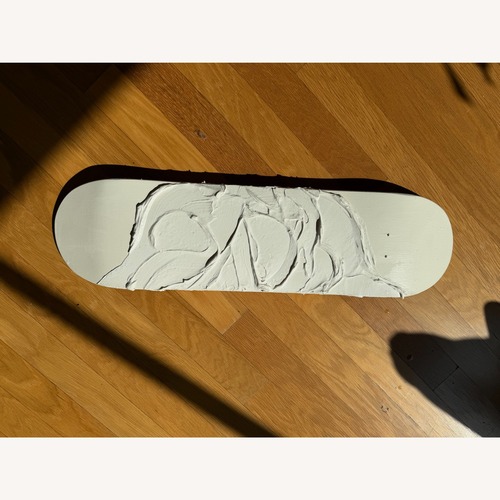 Used Andy Blank White Textured Skateboard for sale on AptDeco