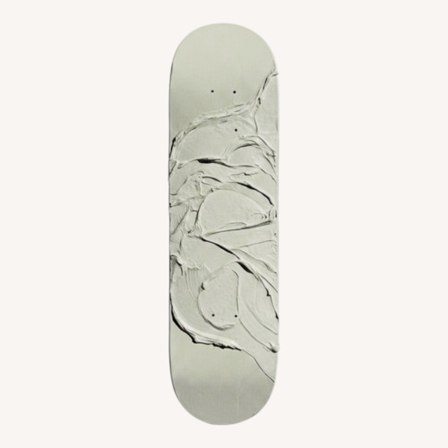 Used Andy Blank White Textured Skateboard for sale on AptDeco