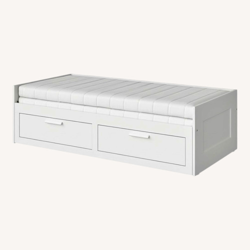 Used IKEA BRIMNES White Daybed for sale on AptDeco