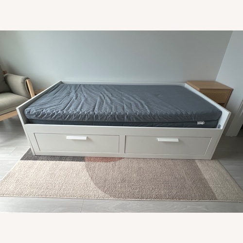 Used IKEA BRIMNES White Daybed for sale on AptDeco