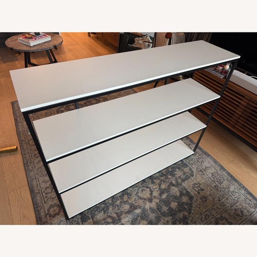 Used BoConcept White Lacquer Console Table for sale on AptDeco
