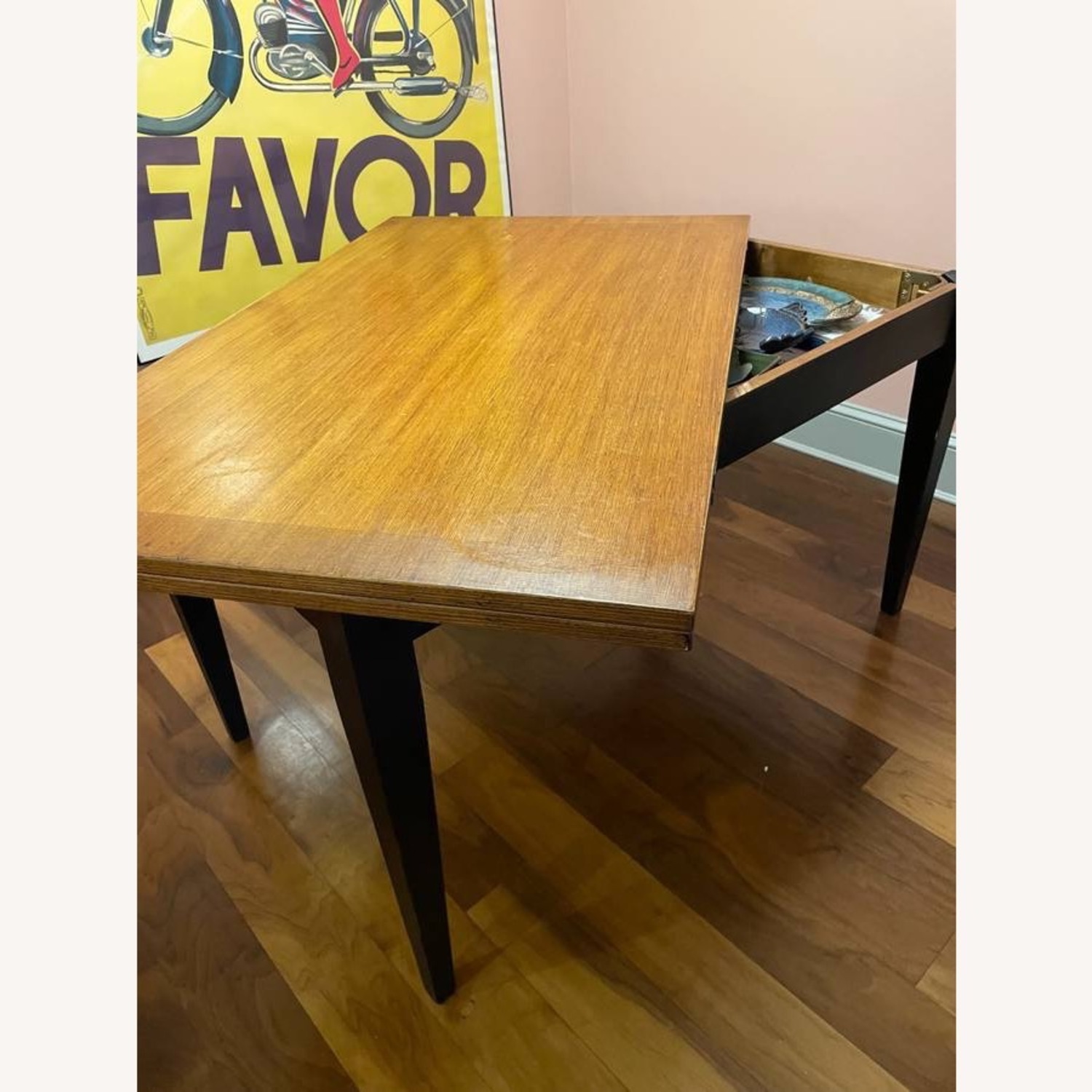 Crate & Barrel Dining Room Table With Storage - image-3