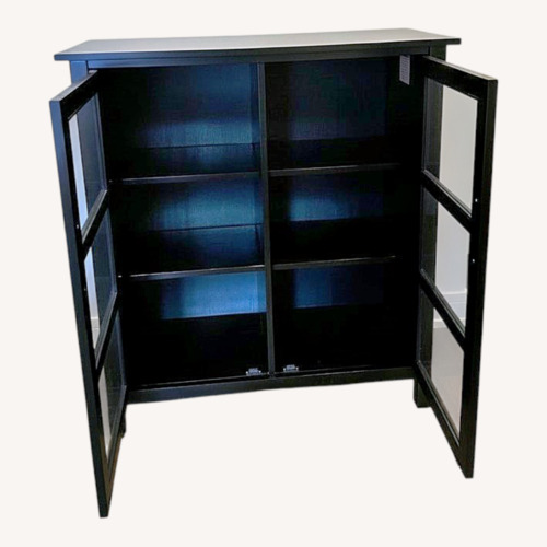 Used Book Case with Glass Doors for sale on AptDeco