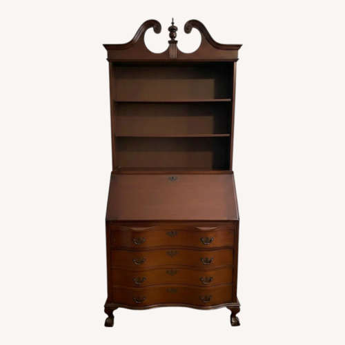 Used Vintage/Antique Dark Brown Bookcase for sale on AptDeco