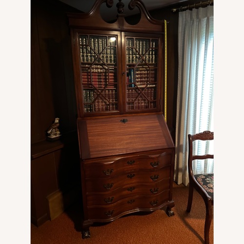 Used Vintage/Antique Dark Brown Bookcase for sale on AptDeco