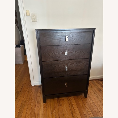 Used West Elm Niche 4-drawer Dresser in Chocolate Brown for sale on AptDeco