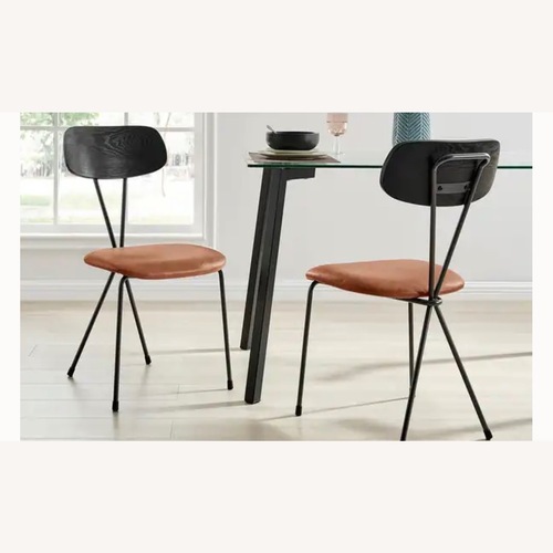 Used Bed Bath & Beyond NPD Furniture Elise PU Dining Side Chair for sale on AptDeco