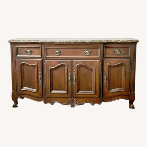 Used Bernhardt Sideboard / Credenza with Marble Top for sale on AptDeco