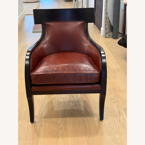 Used Vintage Dark Brown Accent Chair for sale on AptDeco